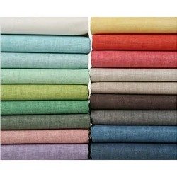 Colour linen fabric